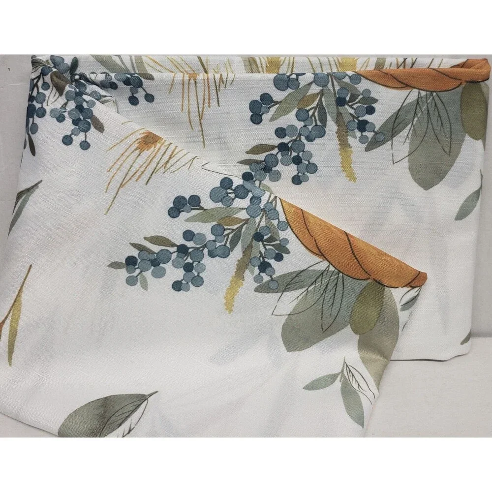 Printed Linen Tablecloth, 60 x 104